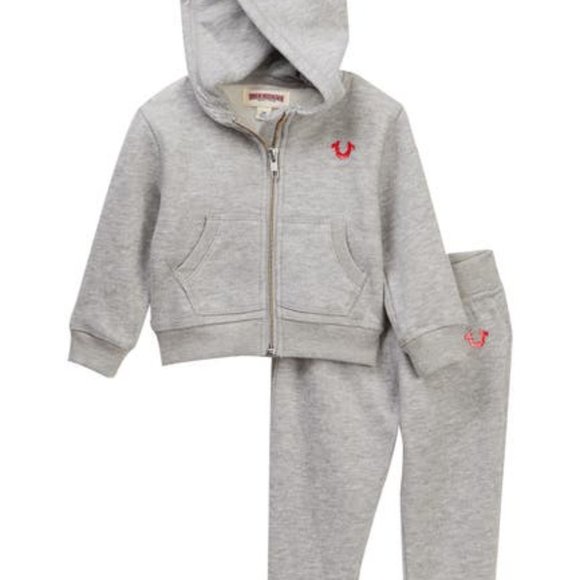 True Religion Hoodie & Sweatpants 2-Piece Set - Picture 1 of 2